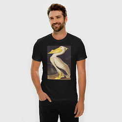 Футболка slim-fit American White Pelican Пеликан, цвет: черный — фото 2