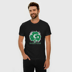 Футболка slim-fit Boston Luck, цвет: черный — фото 2