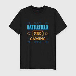 Футболка slim-fit Игра Battlefield PRO Gaming, цвет: черный