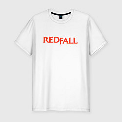 Футболка slim-fit Redfall logo, цвет: белый