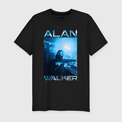 Футболка slim-fit Alan Walker фото, цвет: черный