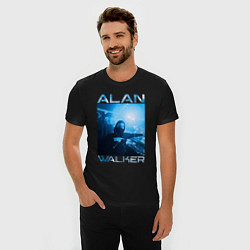 Футболка slim-fit Alan Walker фото, цвет: черный — фото 2