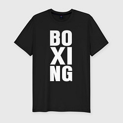 Футболка slim-fit Boxing classic, цвет: черный