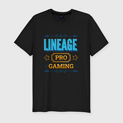 Футболка slim-fit Игра Lineage PRO Gaming, цвет: черный