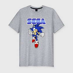 Футболка slim-fit SEGA - Sonic, цвет: меланж