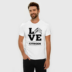 Футболка slim-fit Citroen Love Classic, цвет: белый — фото 2