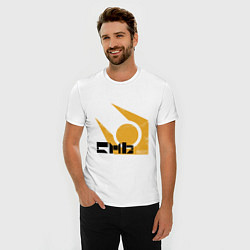 Футболка slim-fit City 17 - half life, цвет: белый — фото 2