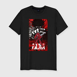 Футболка slim-fit Akira anime cyberpunk, цвет: черный