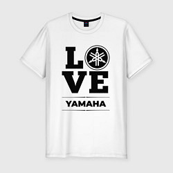 Футболка slim-fit Yamaha Love Classic, цвет: белый