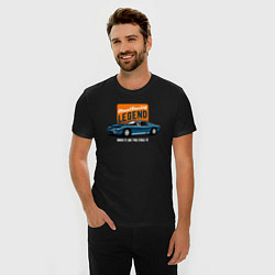 Футболка slim-fit Street racing Legend, цвет: черный — фото 2