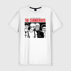 Футболка slim-fit Sus 50 mejores canciones - The Cranberries, цвет: белый