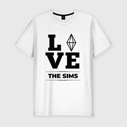 Мужская slim-футболка The Sims love classic
