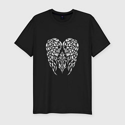 Футболка slim-fit Twin Skulls, цвет: черный