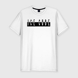 Футболка slim-fit Ice Cube - rap, цвет: белый