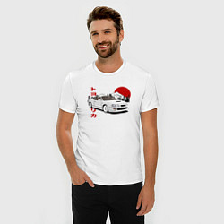 Футболка slim-fit Celica gt-four st205 Retro JDM, цвет: белый — фото 2