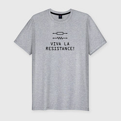 Футболка slim-fit Viva la resistance, цвет: меланж