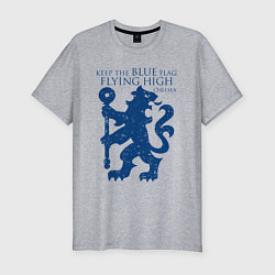 Футболка slim-fit FC Chelsea Lion, цвет: меланж