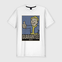 Футболка slim-fit Vault guarantee boy, цвет: белый