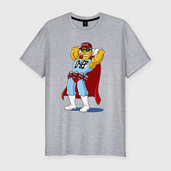 Футболка slim-fit Duffman - Simpsons, цвет: меланж