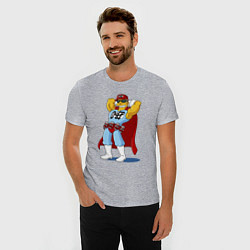 Футболка slim-fit Duffman - Simpsons, цвет: меланж — фото 2