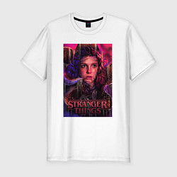 Футболка slim-fit Stranger Things eleven, цвет: белый