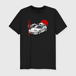 Футболка slim-fit Toyota Mr2 w10, цвет: черный