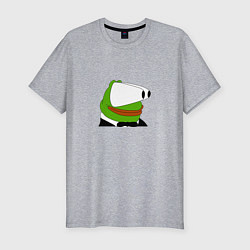 Футболка slim-fit Booba Pepe, цвет: меланж