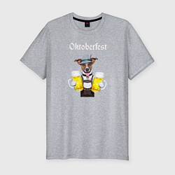 Футболка slim-fit Oktoberfest, цвет: меланж