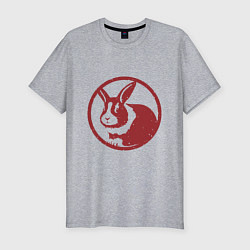 Футболка slim-fit Red Rabbit, цвет: меланж