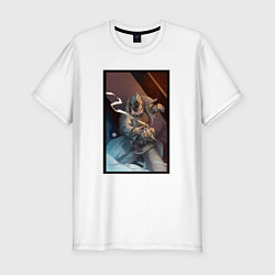 Футболка slim-fit Juuzou art, цвет: белый