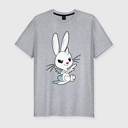 Футболка slim-fit Angel Bunny - my little pony - cartoon, цвет: меланж