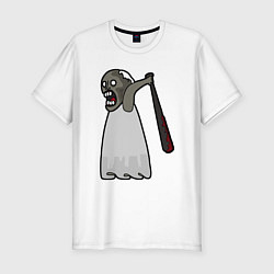 Футболка slim-fit Бабка Гренни, цвет: белый