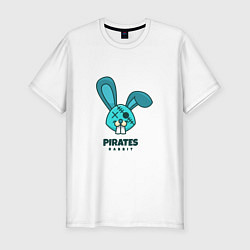 Футболка slim-fit Pirates rabbit, цвет: белый