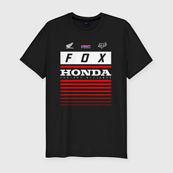 Футболка slim-fit Honda racing, цвет: черный