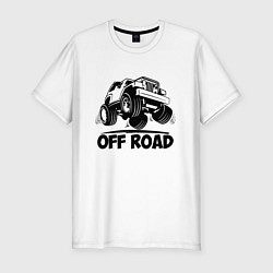 Футболка slim-fit Off road - Jeep Chrysler, цвет: белый