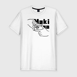Футболка slim-fit Глаза Макимы, цвет: белый
