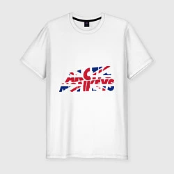 Футболка slim-fit Arctic monkeys Britain, цвет: белый