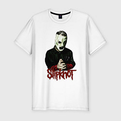 Футболка slim-fit Slipknot mask, цвет: белый