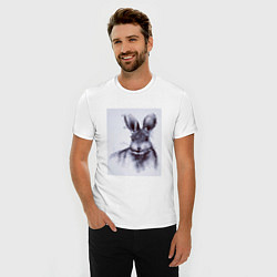 Футболка slim-fit Rabbit symbol 2023, цвет: белый — фото 2