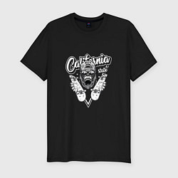 Футболка slim-fit California state, цвет: черный