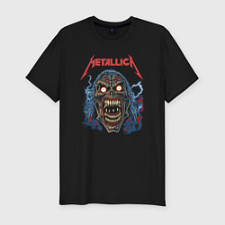 Футболка slim-fit Metallica skull, цвет: черный