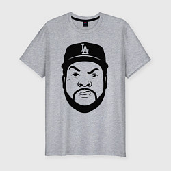 Футболка slim-fit Ice Cube - head, цвет: меланж