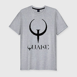 Футболка slim-fit Quake I logo, цвет: меланж