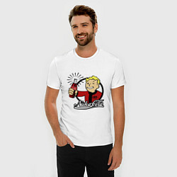 Футболка slim-fit Vault boy - nuka cola, цвет: белый — фото 2