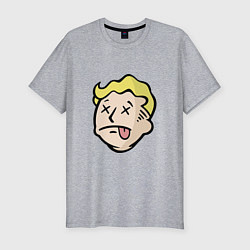 Футболка slim-fit Dead vault boy, цвет: меланж