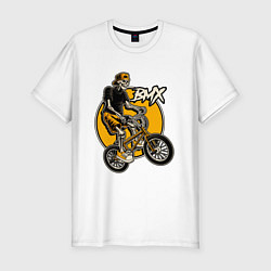 Футболка slim-fit BMX rider, цвет: белый