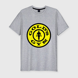 Футболка slim-fit Golds GYM, цвет: меланж