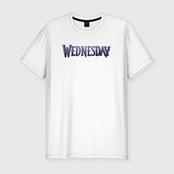 Мужская slim-футболка Logotype Wednesday