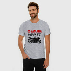 Футболка slim-fit Yamaha - motorsport, цвет: меланж — фото 2