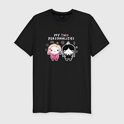 Футболка slim-fit Nevermore Уэнздей и Энид Синклер, цвет: черный
